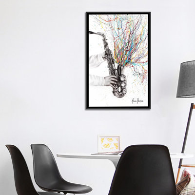 «The Jazz Saxophone» par Ashvin Harrison - reproduction imprimée
