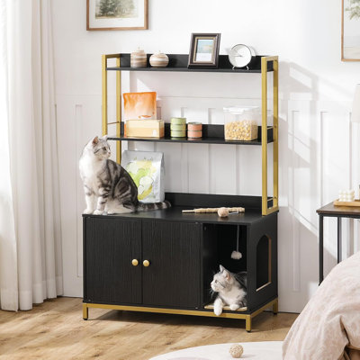 Ganiyah Metal Litter Box Enclosure