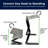 Uncaged Ergonomics WorkEZ Standing Desk Converter - Adjustable Laptop Riser with Keyboard Tray and Mouse Pad-22946474