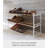 Yamazaki Home Shoe Rack, Steel, Expandable, Stackable-1738257382