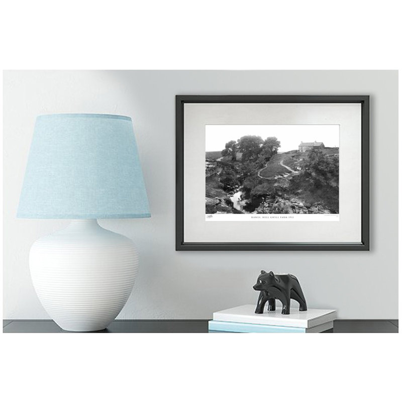 Hawes, Hell Ghyll Farm 1911 - Single Picture Frame Print, 40cm H x 50cm W x 2.3cm D