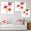Red Hibiscus Flowers - reproduction de cadre photo sur toile-175226961-175226991