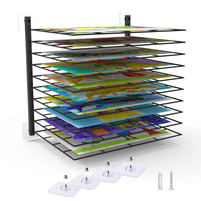 Metal Wall-Mounted Drying Rack