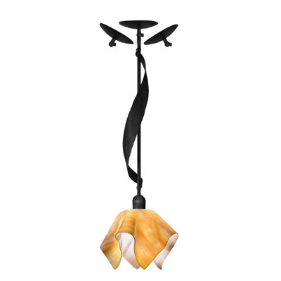 Sapin Handcrafted Glass 1-Light Pendant