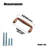 3'' Hole Pitch Simple and Versatile Spindle-Shaped Furniture Pull-Antique Copper-124322330-115676360