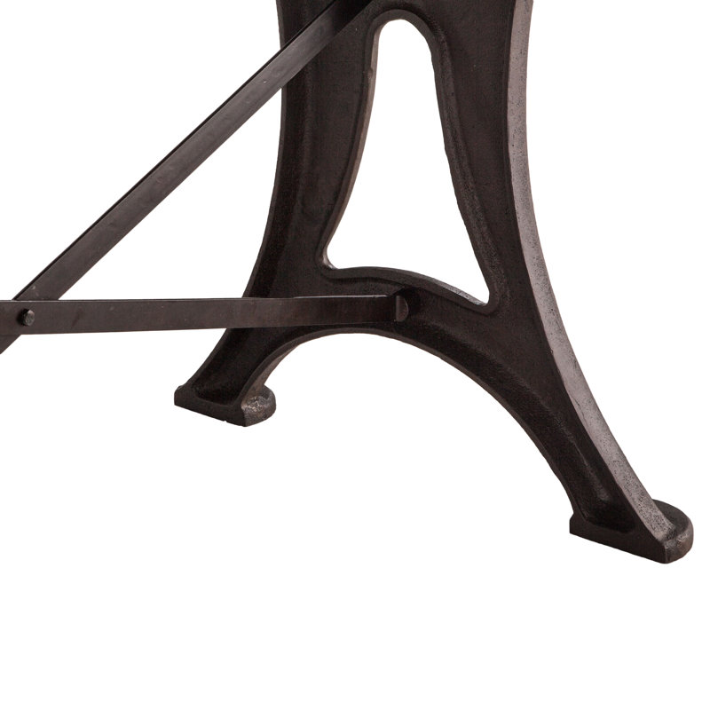 Organic Forge Solid Wood Dining Table, 30" H x 106" L x 42" W, Raw Walnut