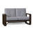 Vale 60.5'' Wide Aluminum Loveseat with Cushions-98918524-98918507