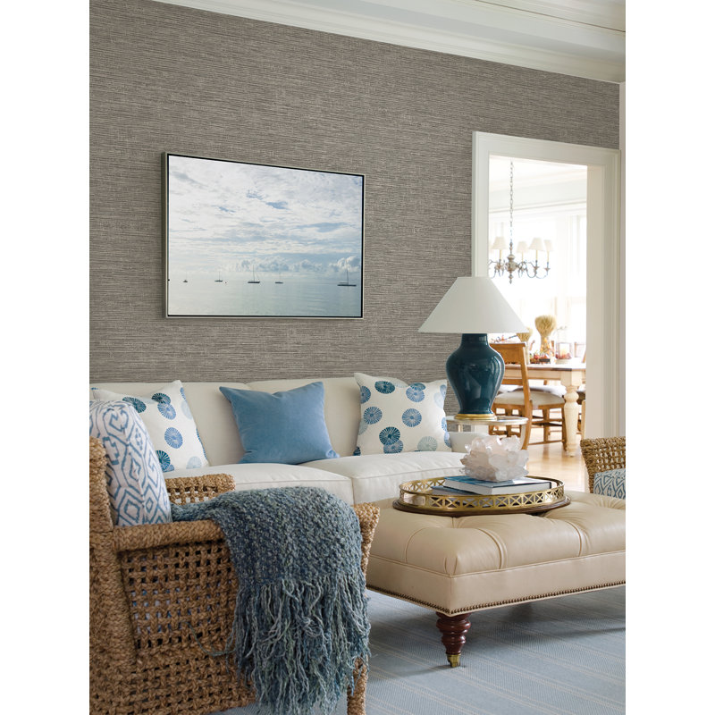 Rouleau de papier peint Gateshead, Gris anthracite, L 27 pi x 27 po