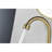 2 Handle Centerset Lead-Free Bathroom Faucet, Swivel Spout With Copper Pop Up Drain And 2 Water Supply Lines