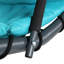 Chaise longue flottante en acier avec auvent et support en acier - bleu sarcelle-26339966