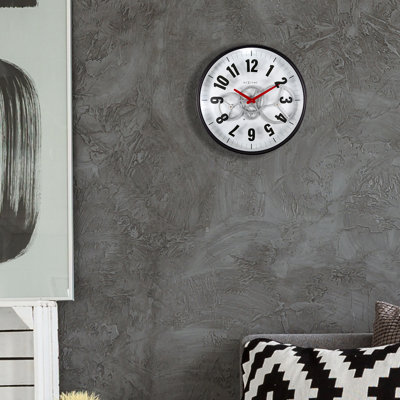 Gear Metal Wall Clock