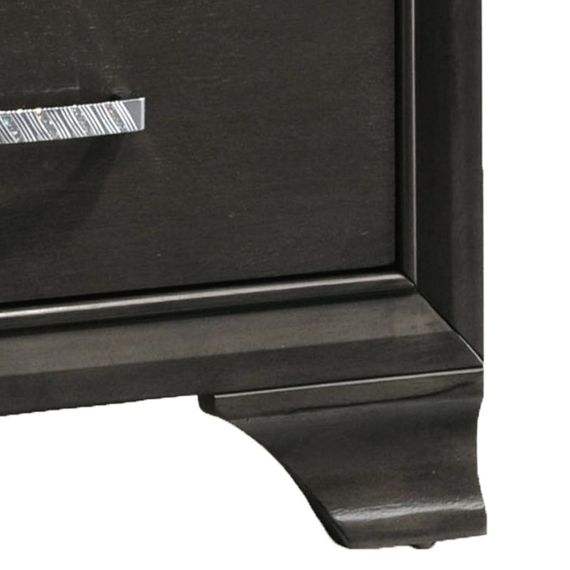 Rustic Grey Bedroom 2 Nightstand With And Practical Functionality For Bedroom, Features Elegance