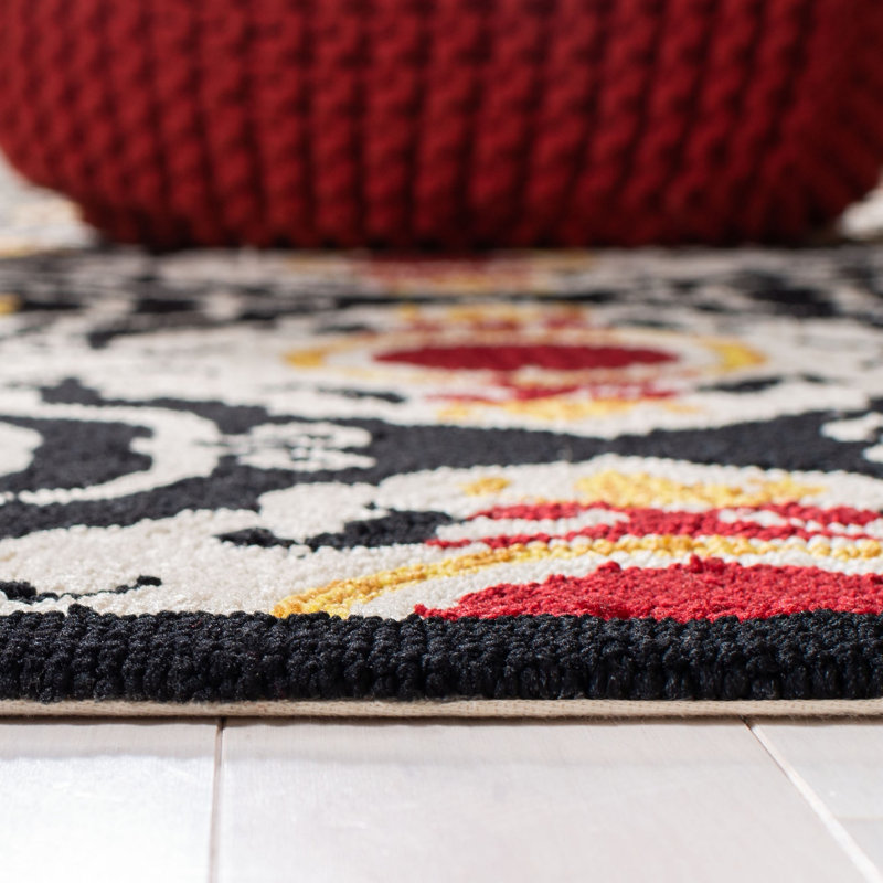 Childers Hand Hooked Performance Southwestern Rug, Rectangle 3'6" x 5'6"