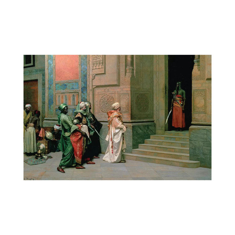 Outside The Palace - Wrapped Canvas Print