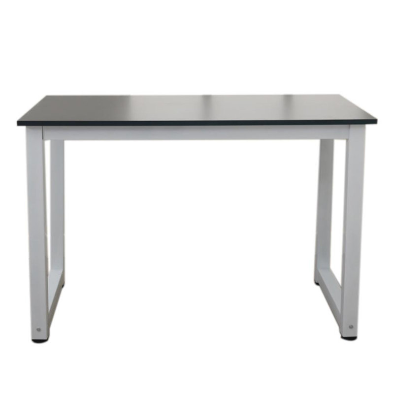 Metal Base Writing Desk, Black