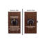 Bouton de porte colonial avec rosette ronde Colonial-9120877