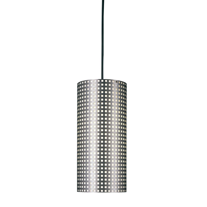 Luminaire suspendu cylindrique 1 lumière Grid