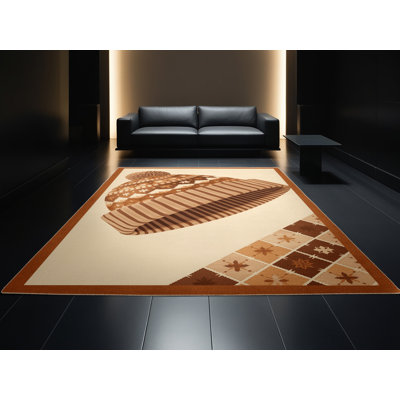 Tapis marocain moelleux doux et moelleux en beige - reliure beige