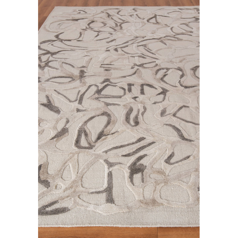Goudy Abstract Area Rug, Rectangle 10' x 14'