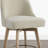 Swivel Upholstered Counter Stool-1097643458