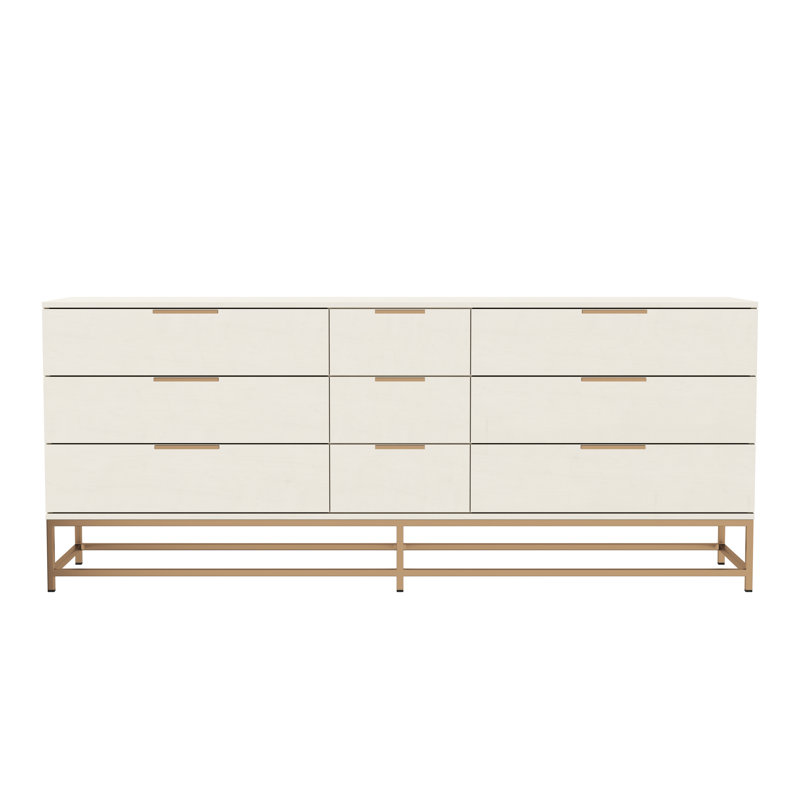 Rebel 9 - Drawer Dresser, White