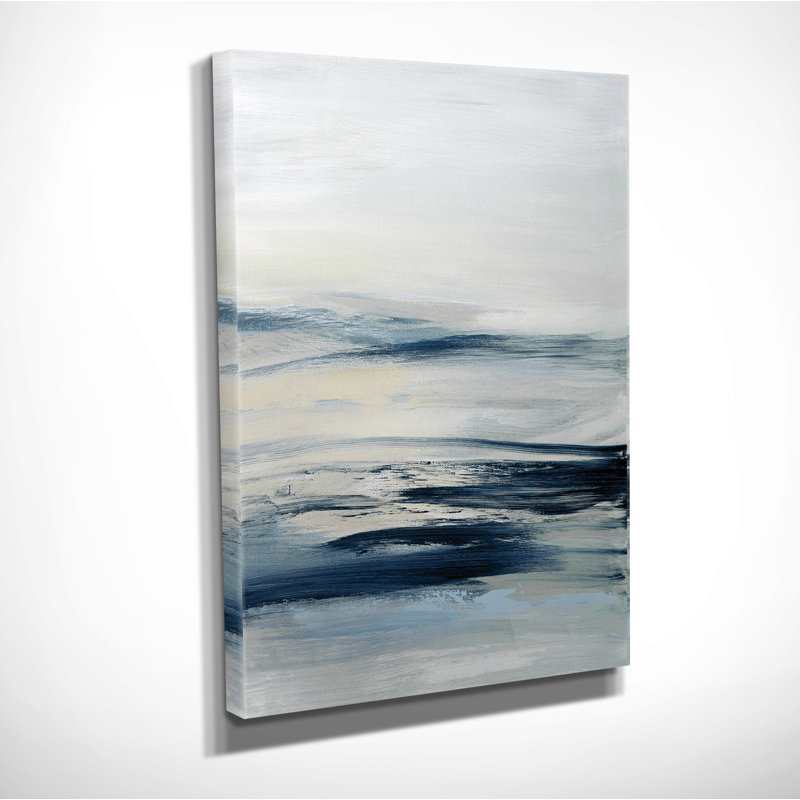 «Drifting Tides II», reproduction de peinture à l'huile sur toile tendue, H 30 po x l 40 po x P 1,5 po
