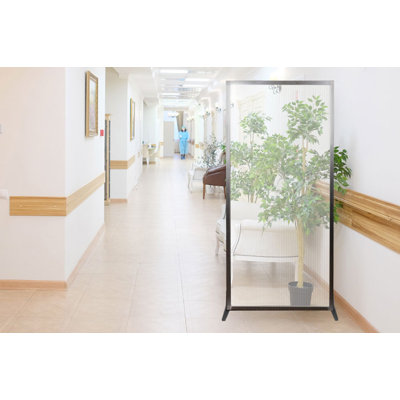 Silver Office Partitions