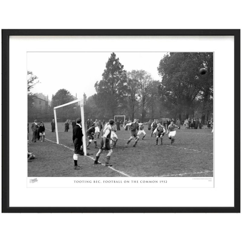 Tooting Bec, Football On The Common 1952 by Francis Frith - Single Picture Frame Print, 28cm H x 36cm W x 2.3cm D