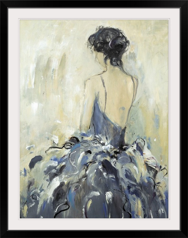 «Fond Reflections», reproduction d'art, Cadre noir, H 24 po x l 20 po x P 1 po