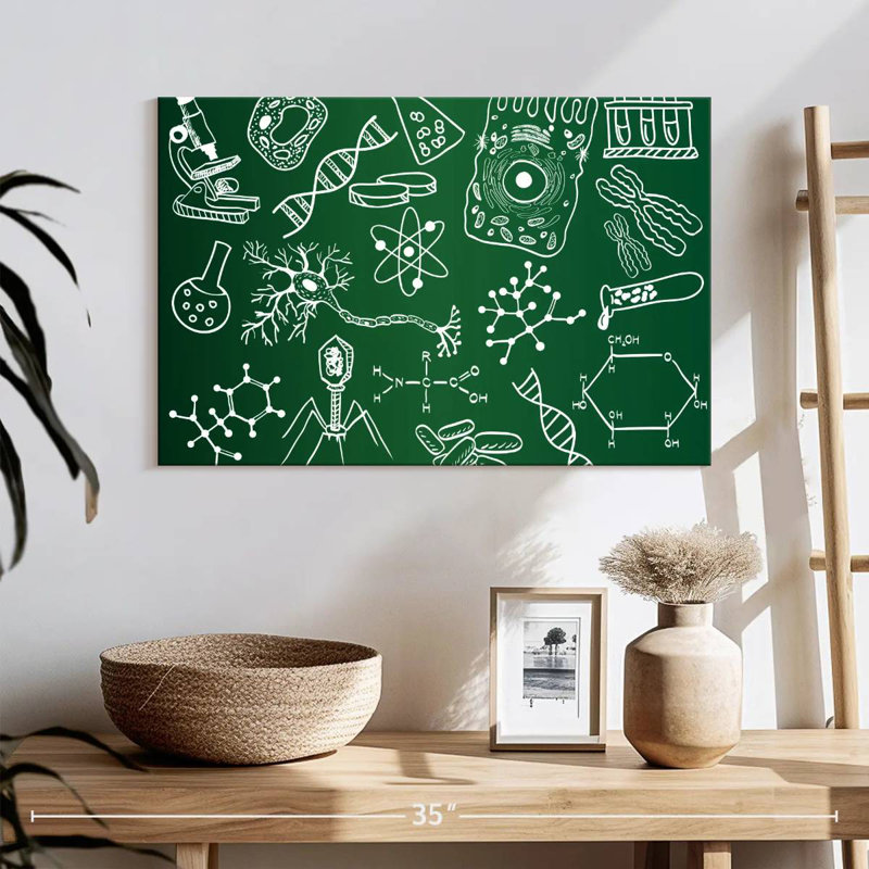 Keiri Chalkboard Science Doodle, 16" H x 24" W