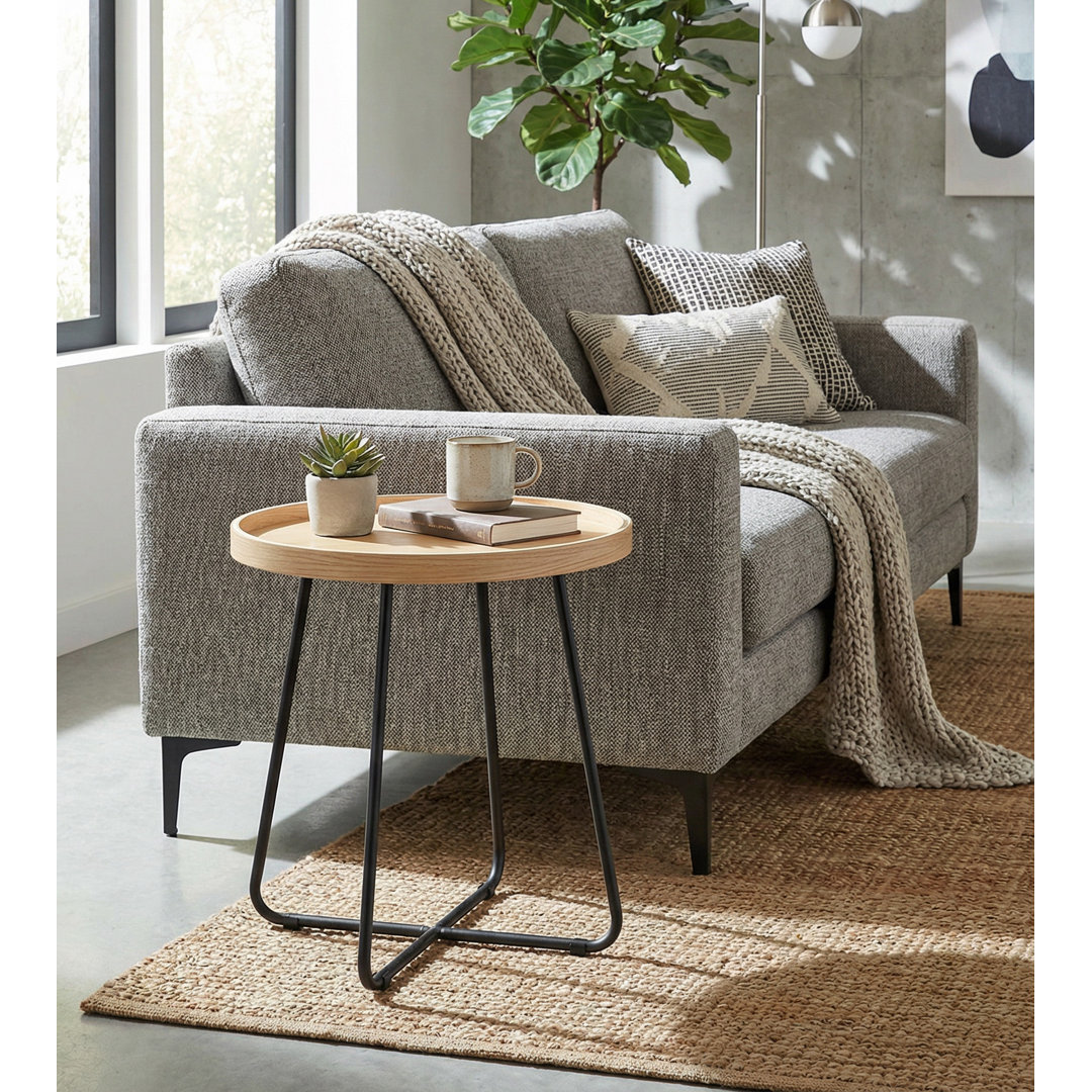 Tray Top Cross Legs End Table