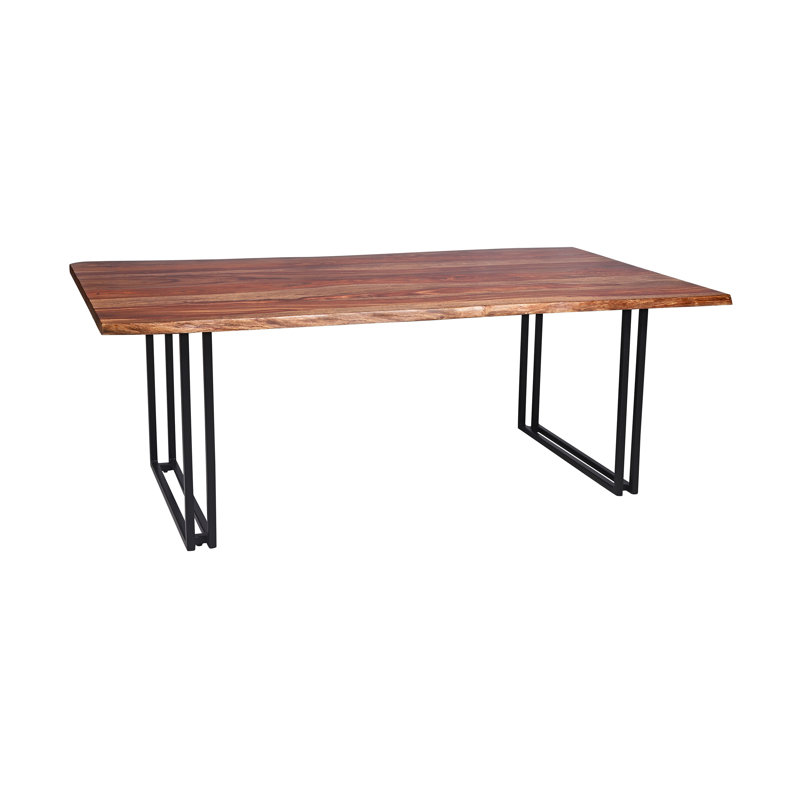 Table de salle à manger Niko, Brun rustique, L 82 po x l 40 po