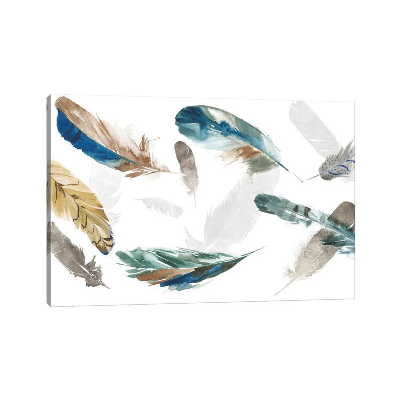 Feathery by Aimee Wilson - Wrapped Canvas Gallery-Wrapped Canvas Giclée, 20.32 cm H x 30.48 cm W