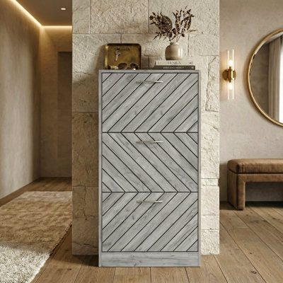 Armoire à chaussures avec 3 tiroirs