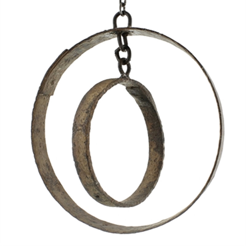 Darby Weather Resistant Iron Abstract Wind Chime