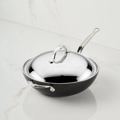 12.5" Covered Wok W/helper Handle (32cm)