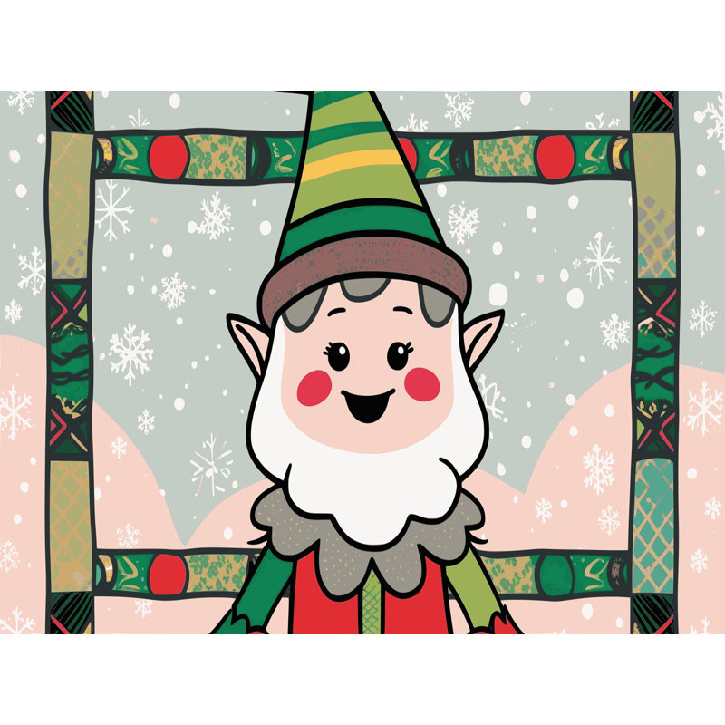 Tapis vacances de Noël The Holiday Aisle®, Rectangulaire 8 pi x 12 pi