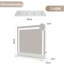 Dashaun Iron Rectangle Floor Mirror