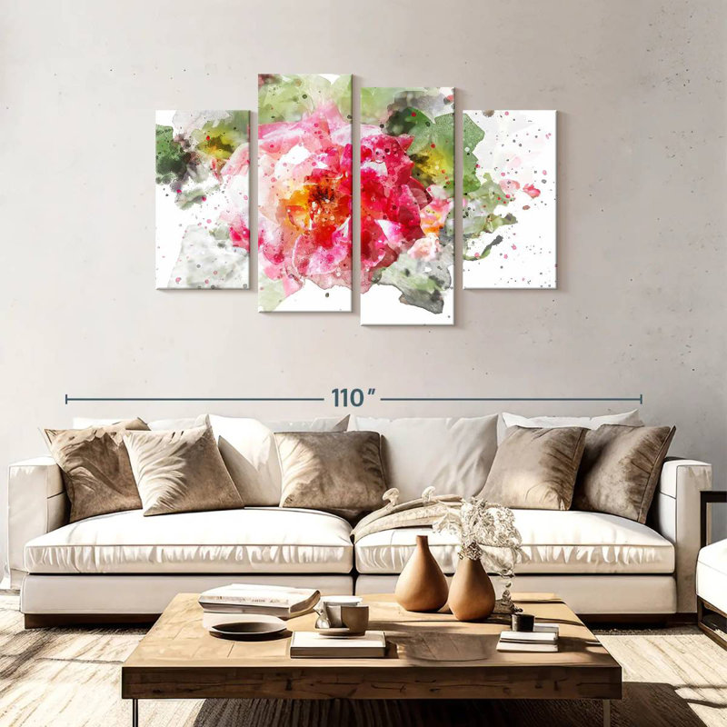 Avery floral en fuchsia
