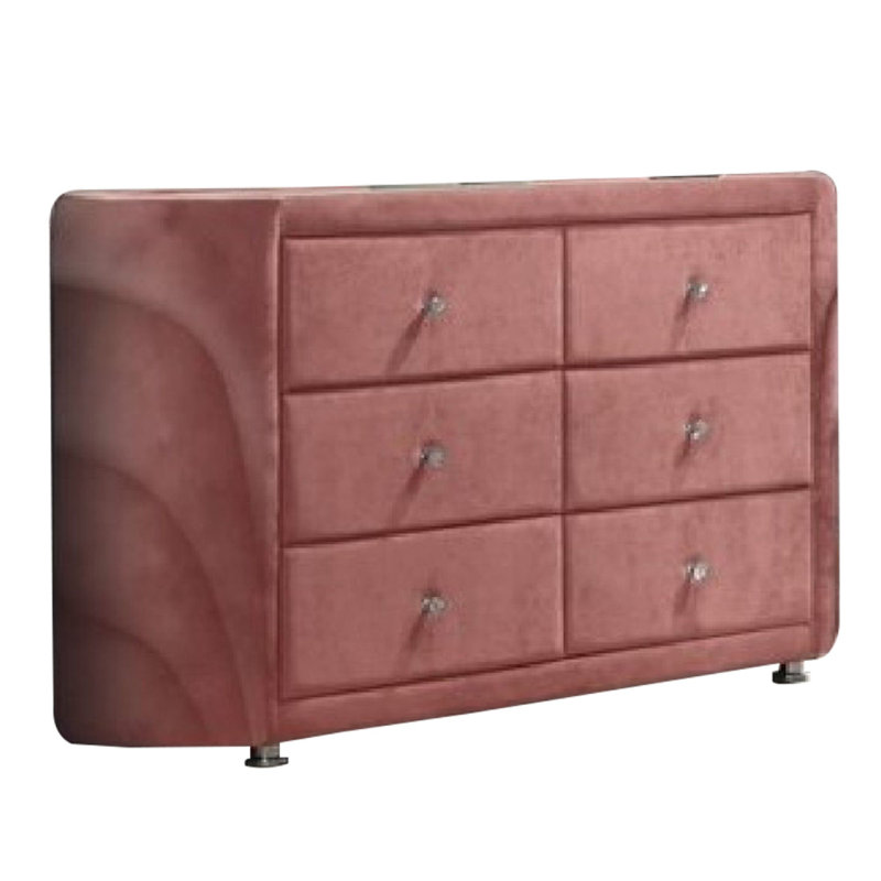 Commode double 6 tiroirs l 19 po