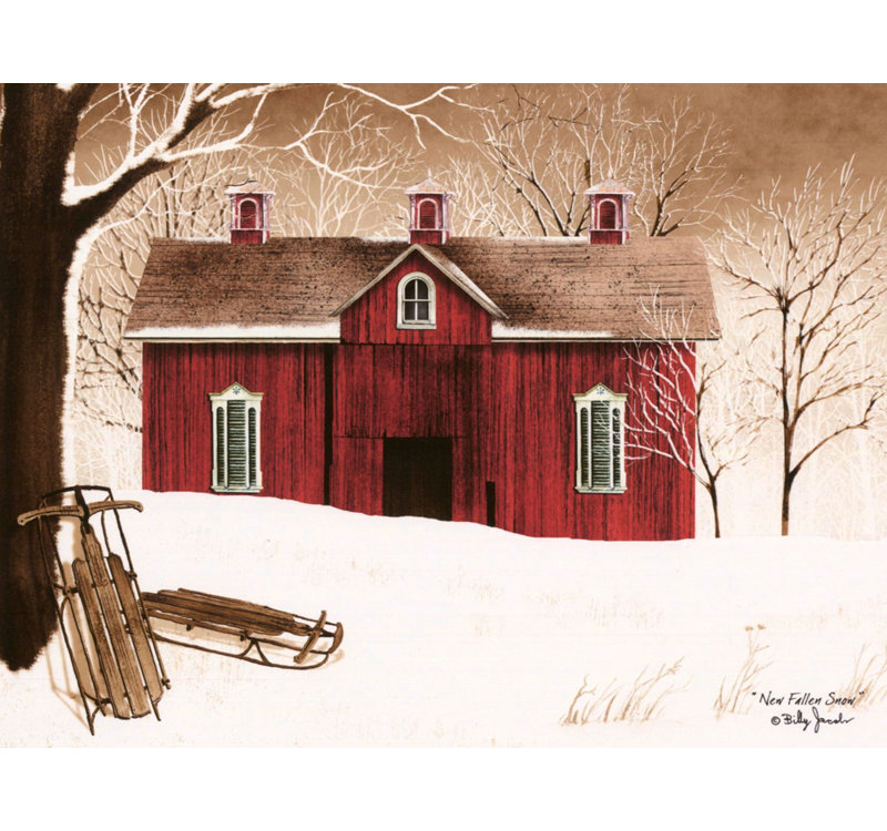 New Fallen Snow, 36" H x 48" W