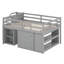 Lit mezzanine avec bureau d'écriture rétractable et tiroirs-516912052