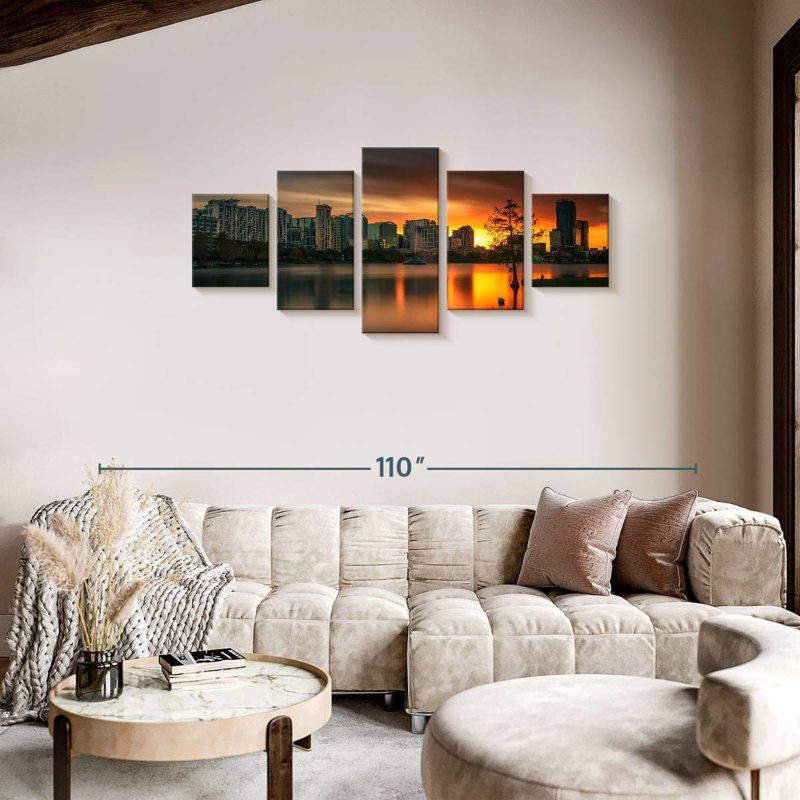 Florida Sunset, 34" H x 74" W