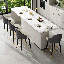 Tabouret de bar rembourré avec structure en métal (ensemble de 2 tabourets de bar)-153815763