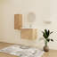 Meuble-lavabo mural simple 24 po avec comptoir en résine et armoire d'appoint Eskar-1194069933