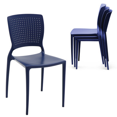Chaises de salle à manger empilables de Rangement Safira