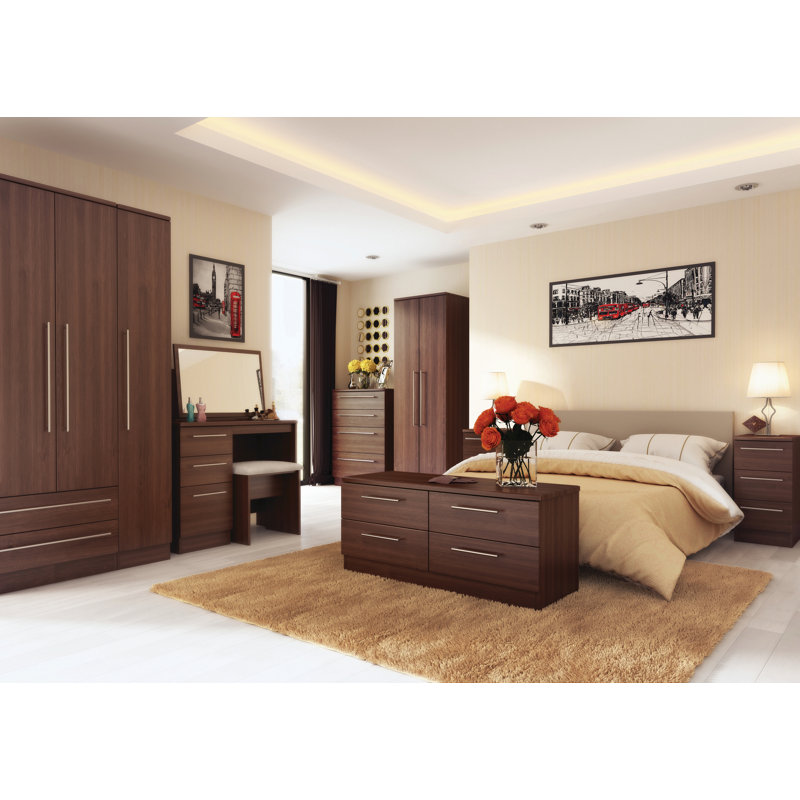 Fully Assembled Lyndale Desk, Noche