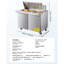 Table de travail commerciale en acier inoxydable