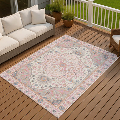 Tapis lavable à la machine intérieur / extérieur ACN2674 Global Chantille