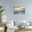 Coucher de soleil en mousse le long du rivage, estampe numérique, design par Mike Calascibetta-997134906-997134910